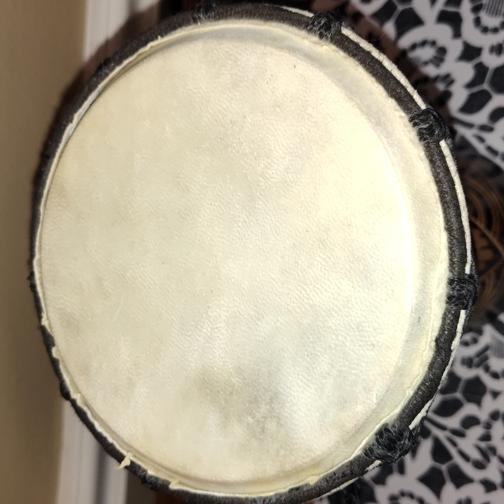 Handcrafted Brown Djembe Drum - Picture 6 of 6